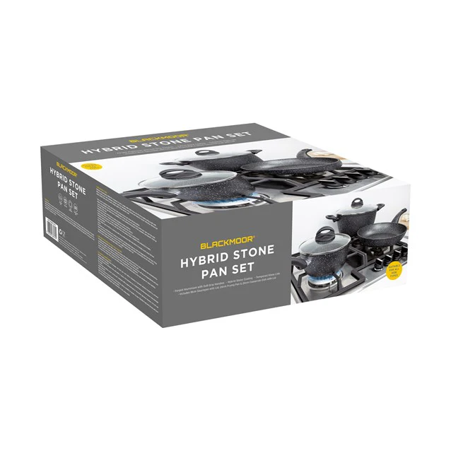 *OPEN BOX* Blackmoor Home Pan Set-Hybrid Stone Non Stick | 68179 - Image 5