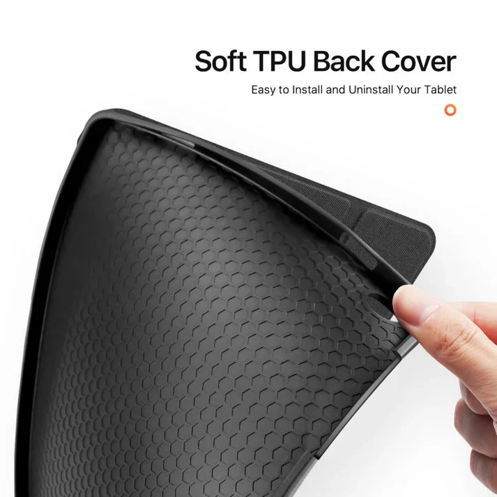 Samsung Galaxy Tab A11+ / A9+ Magnetic Flip Leather Tablet Case - Black | 734979 - Image 10