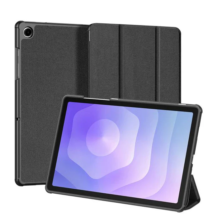 Samsung Galaxy Tab A11+ / A9+ Magnetic Flip Leather Tablet Case - Black | 734979 - Image 2