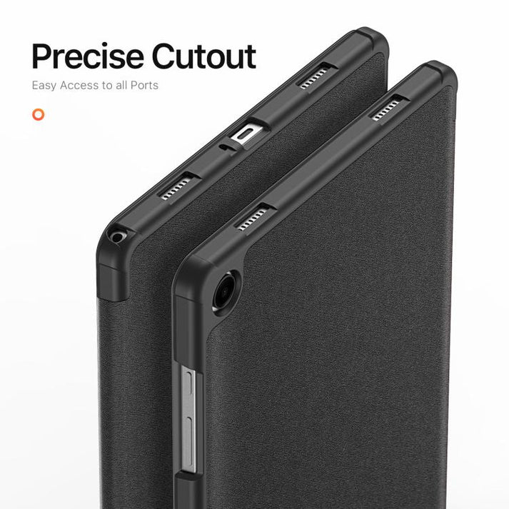 Samsung Galaxy Tab A11+ / A9+ Magnetic Flip Leather Tablet Case - Black | 734979 - Image 5