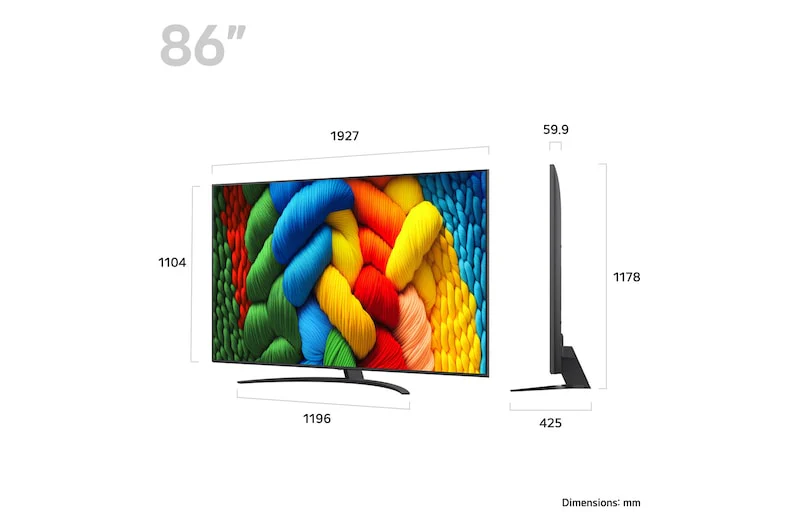 *OPEN BOX* LG 86 Inch NanoCell AI NANO81 4K Smart TV 2025 | 86NANO81A6A.AEK - Image 4