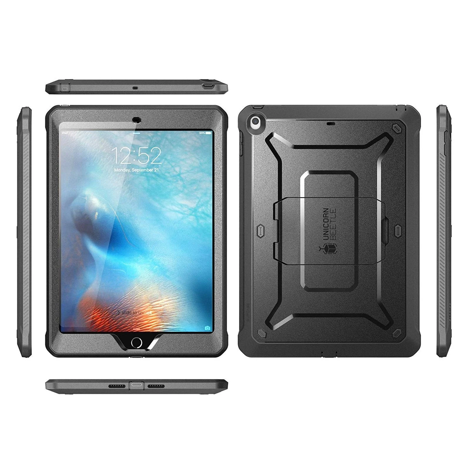 Supcase iPad 10.2" Unicorn Beetle PRO Rugged Case - Black | 89B07YJG1M1QX - Image 7