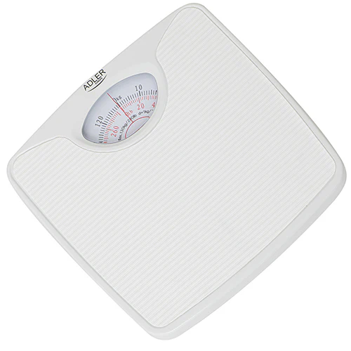 Adler Mechanical Bathroom Scale KGS/LBS - White | ADLAD8151W - Image 2