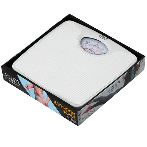Adler Mechanical Bathroom Scale KGS/LBS - White | ADLAD8151W - Image 4