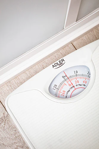 Adler Mechanical Bathroom Scale KGS/LBS - White | ADLAD8151W - Image 7