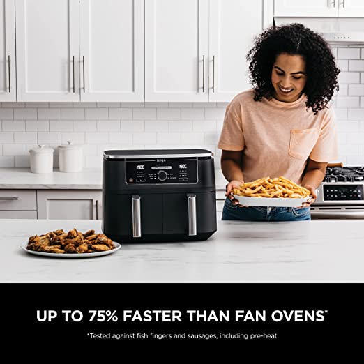 Ninja Foodi 9.5L MAX Dual Zone Air Fryer - Black | AF400UK - Image 3