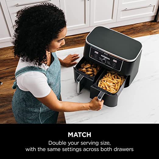 Ninja Foodi 9.5L MAX Dual Zone Air Fryer - Black | AF400UK - Image 4