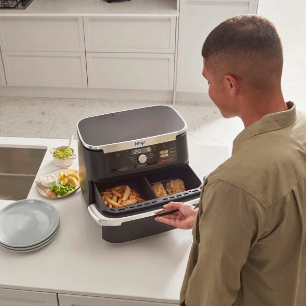 Ninja Foodi FlexDrawer 10.4L Air Fryer - Black | AF500UK - Image 5