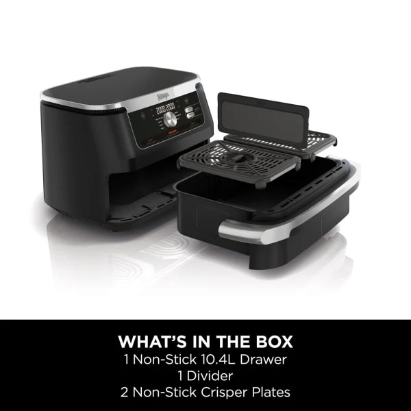 Ninja Foodi FlexDrawer 10.4L Air Fryer - Black | AF500UK - Image 6