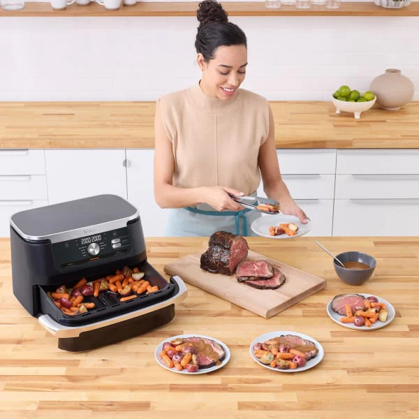 Ninja Foodi FlexDrawer 10.4L Air Fryer - Black | AF500UK - Image 7