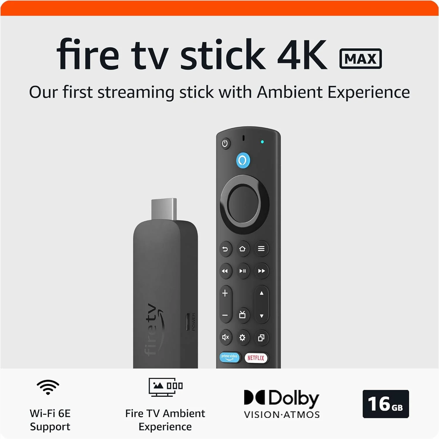 AMAZON Fire TV Stick 4K Max | AMAZON4KMAX2023 - Image 3