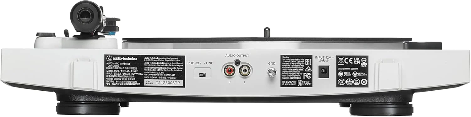 AUDIO TECHNICA Automatic Belt-Drive Turntable | ATLP3XBTWH - Image 4