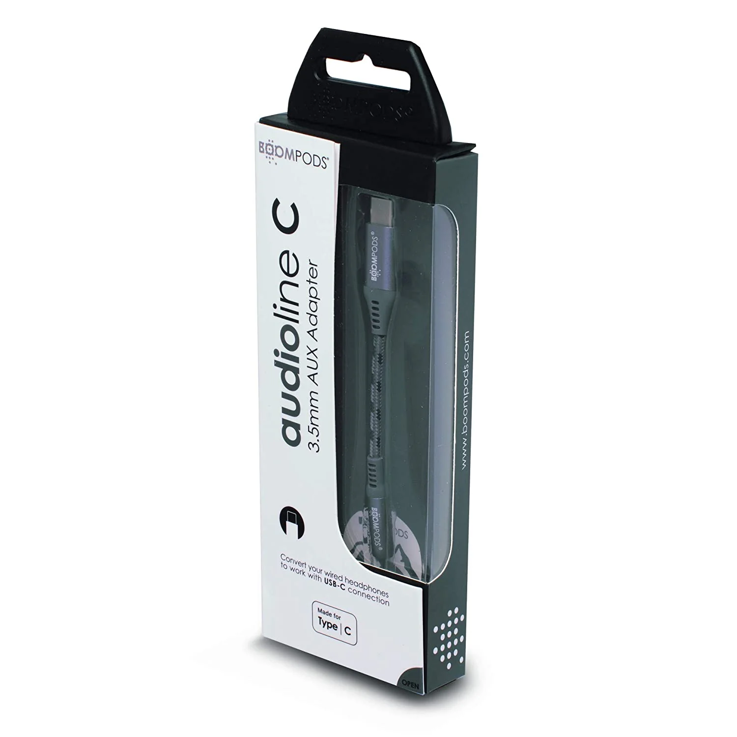 BOOMPODS 3.5mm AUX Adapter to USB-C | AUDGRA - Image 8