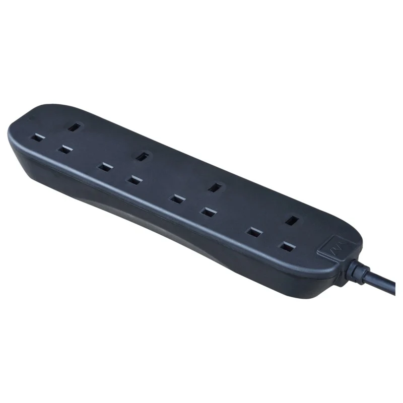 MASTERPLUG 5M 4 Way Extension Lead Black | BFG5NB-MP - Image 5
