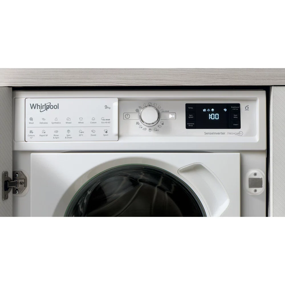 Whirlpool 9KG 1400 RPM Built-In Washing Machine - White || BIWMWG91485 - Image 11