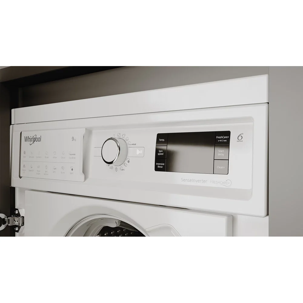 Whirlpool 9KG 1400 RPM Built-In Washing Machine - White || BIWMWG91485 - Image 9