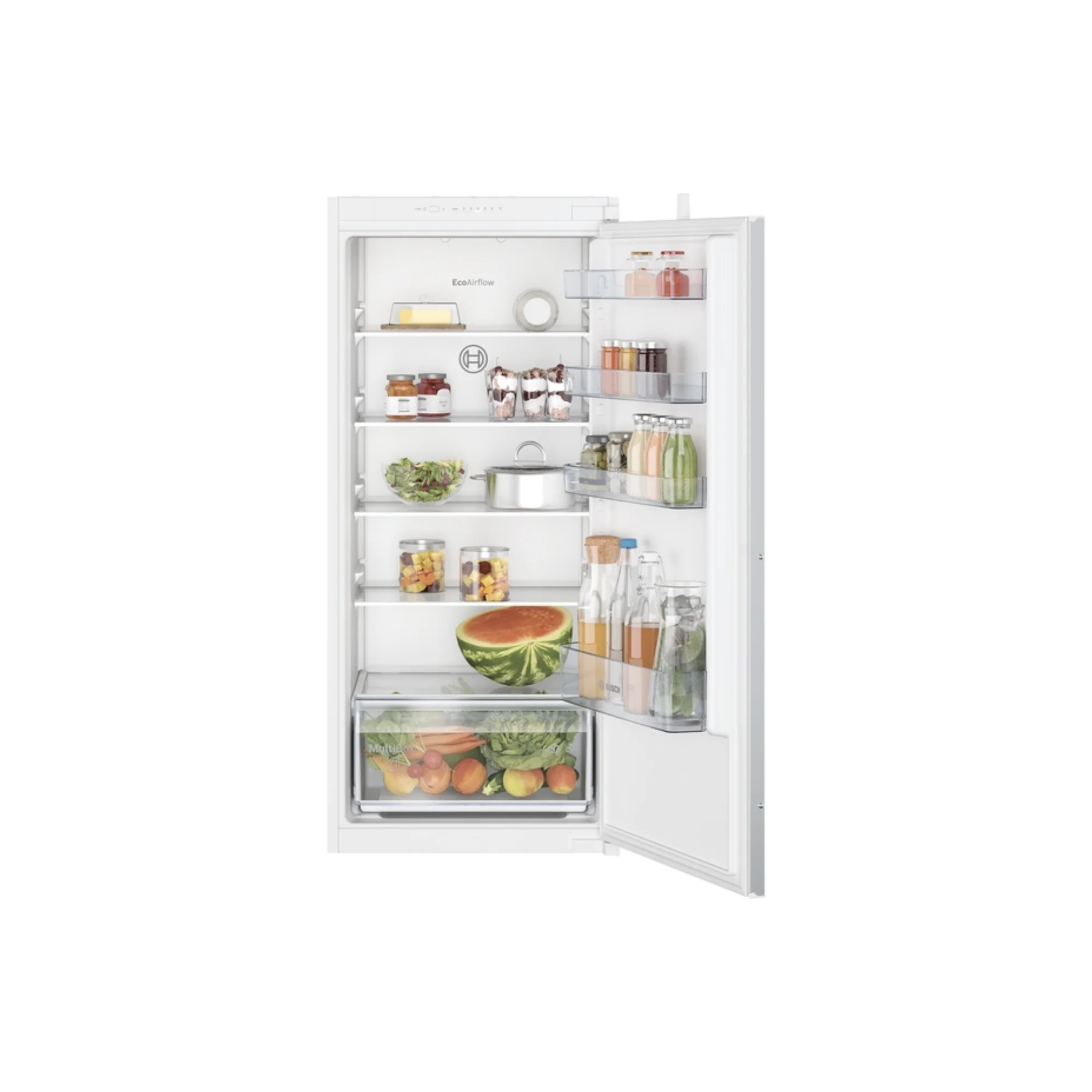 Bosch Series 2, built-in fridge, 122.5 x 56 cm, sliding hinge | BSH KIR41NSE0G