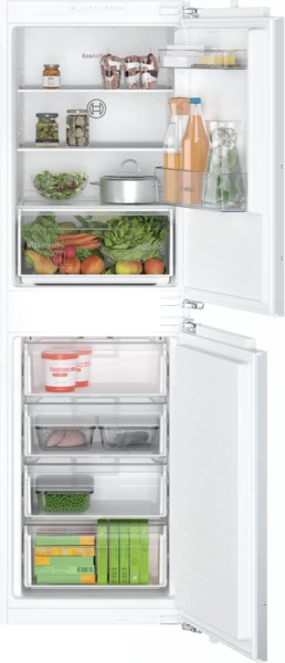 Bosch Series 2, built-in fridge-freezer with freezer at bottom, 177.2 x 54.1 cm, flat hinge | BSH KIN85NFE0G - Image 2