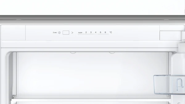 Bosch Series 2, built-in fridge-freezer with freezer at bottom, 177.2 x 54.1 cm, sliding hinge | BSH KIV87NSE0G - Image 3