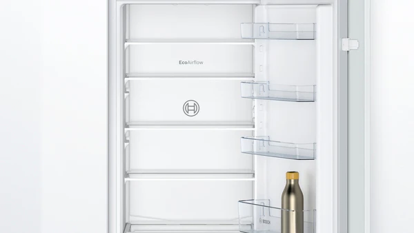 Bosch Series 2, built-in fridge-freezer with freezer at bottom, 177.2 x 54.1 cm, sliding hinge | BSH KIV87NSE0G - Image 4