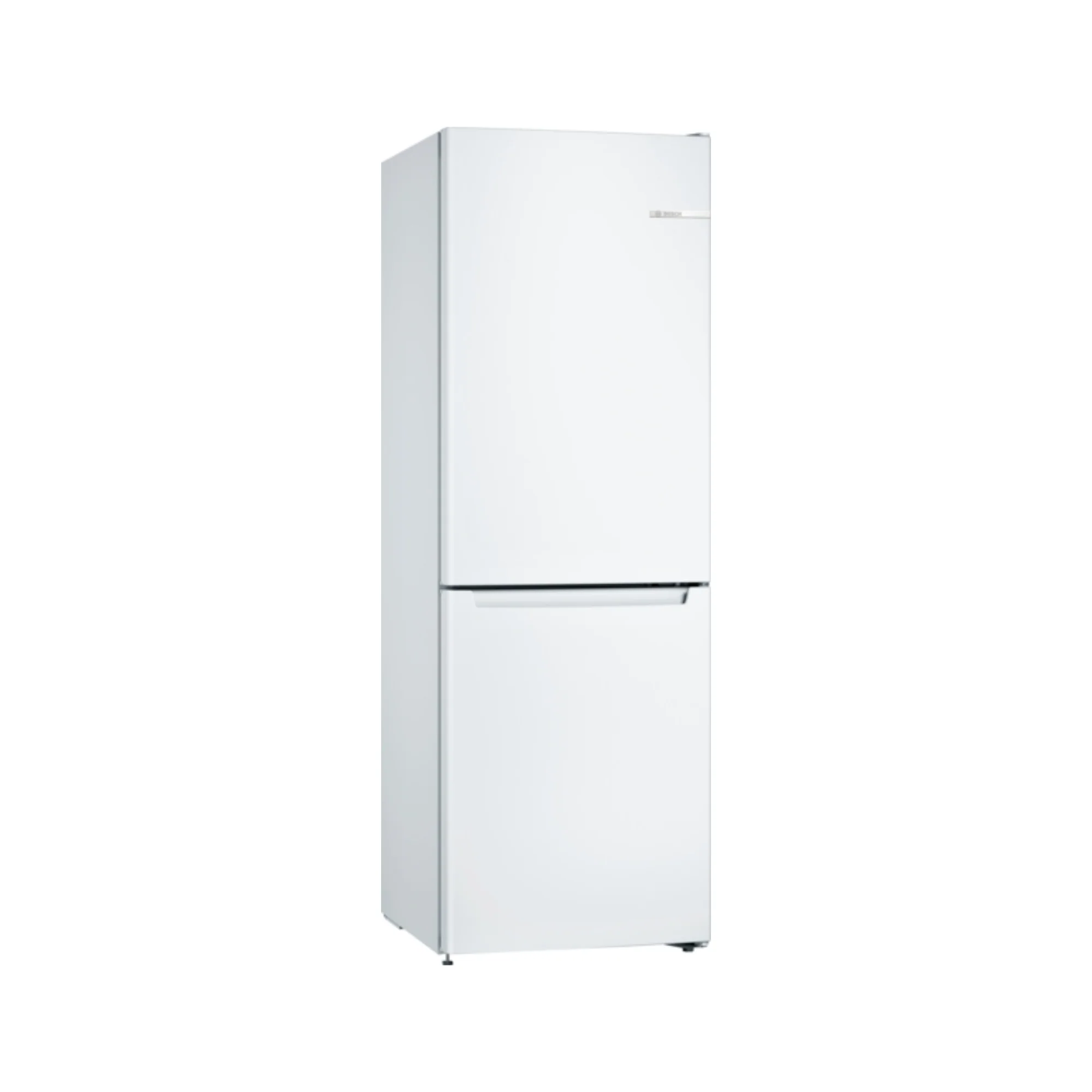 Bosch Series 2, free-standing fridge-freezer with freezer at bottom, 176 x 60 cm - White | BSH KGN33NWEBG