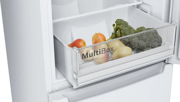 Bosch Series 2, free-standing fridge-freezer with freezer at bottom, 176 x 60 cm - White | BSH KGN33NWEBG - Image 5