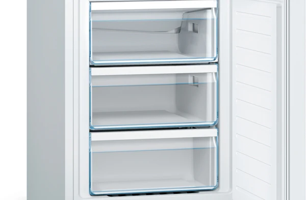 Bosch Series 2, free-standing fridge-freezer with freezer at bottom, 176 x 60 cm - White | BSH KGN33NWEBG - Image 7