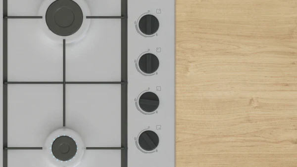 Bosch Series 2, Gas hob, 60 cm - Stainless steel | BSH PBP6B5K60 - Image 2