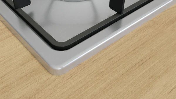 Bosch Series 2, Gas hob, 60 cm - Stainless steel | BSH PBP6B5K60 - Image 3