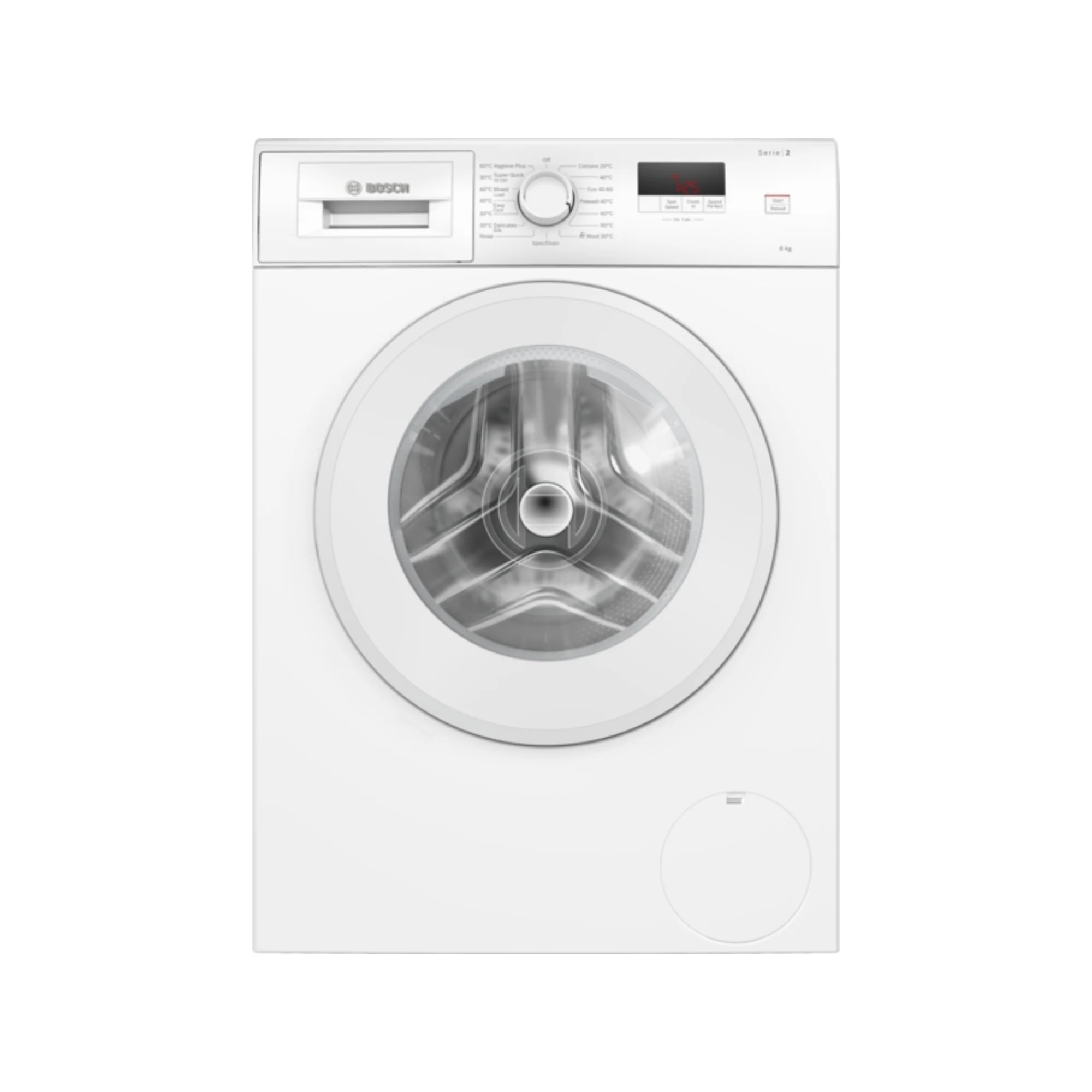 Bosch Series 2, Washing machine, front loader, 8 kg, 1400 rpm | BSH WGE03408GB