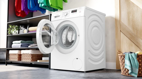 Bosch Series 2, Washing machine, front loader, 8 kg, 1400 rpm | BSH WGE03408GB - Image 4