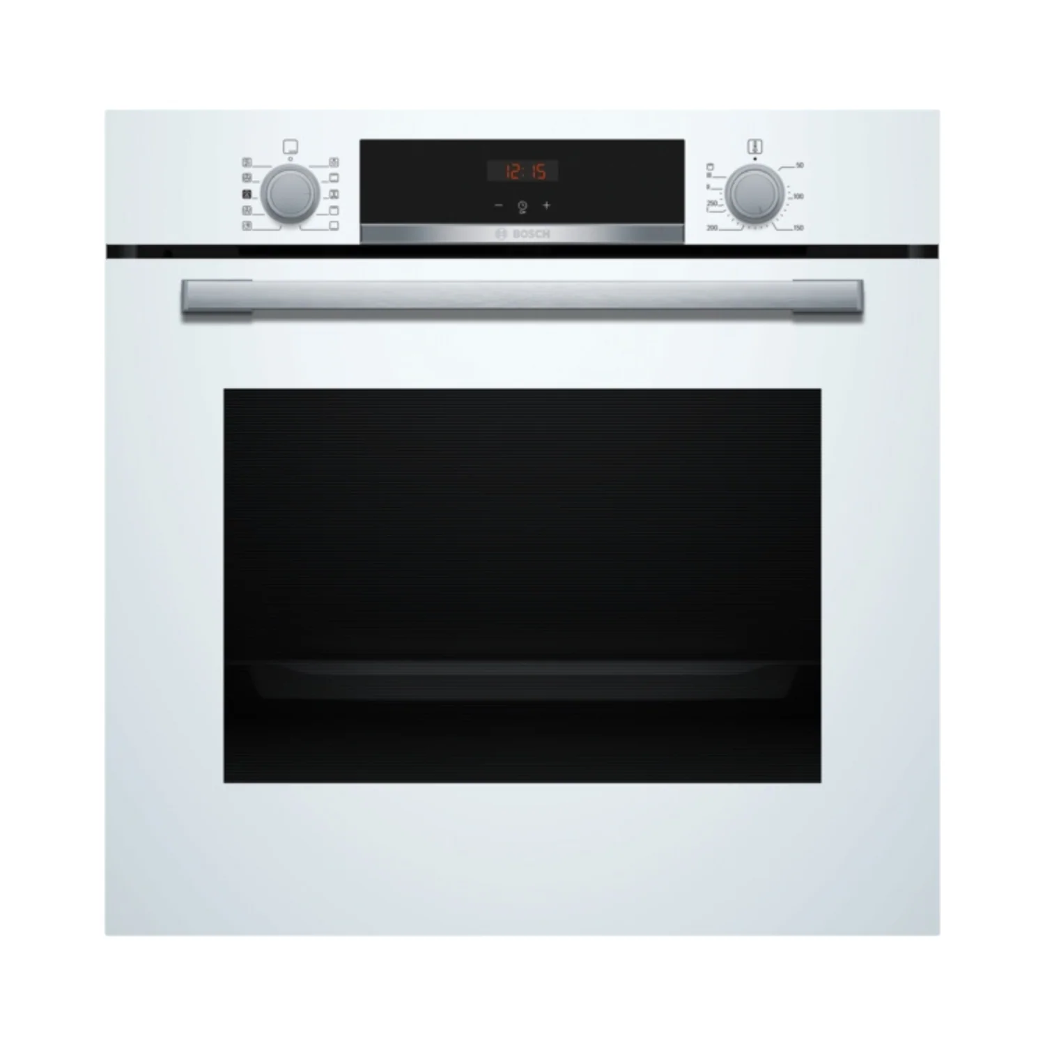 Bosch Series 4, Built-in oven with added steam function, 60 x 60 cm - White | BSH HQA534BW3B