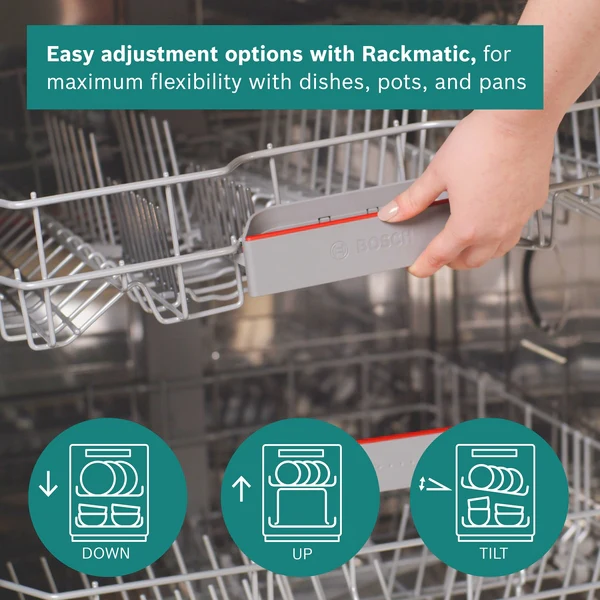 Bosch Series 4, free-standing dishwasher, 60 cm, Brushed steel anti-fingerprint | BSH SMS4EKI06G - Image 12