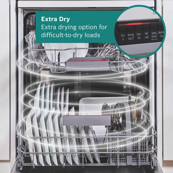 Bosch Series 4, free-standing dishwasher, 60 cm - White| BSH SMS4EKW06G - Image 8