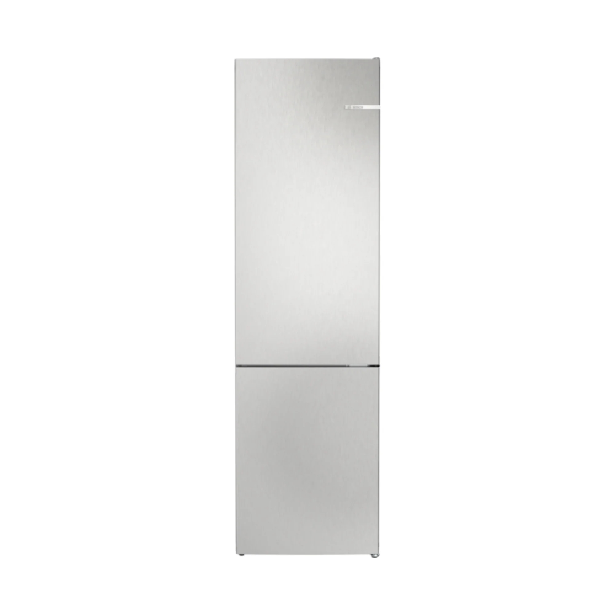Bosch Series 4, free-standing fridge-freezer with freezer at bottom, 203 x 60 cm - Stainless steel look | BSH KGN392LBFG