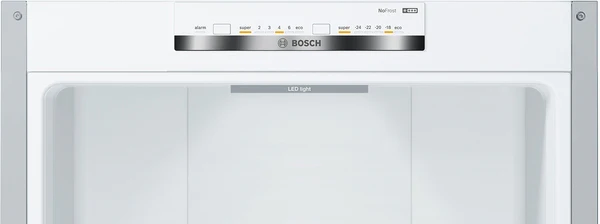 Bosch Series 4, free-standing fridge-freezer with freezer at bottom, 203 x 60 cm - Stainless steel look| BSH KGN392LEBG - Image 3