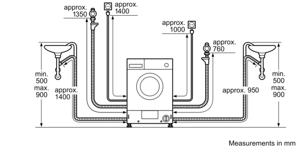 Bosch Series 4, Washer dryer, 7/4 kg | BSH WKD28352GB - Image 5