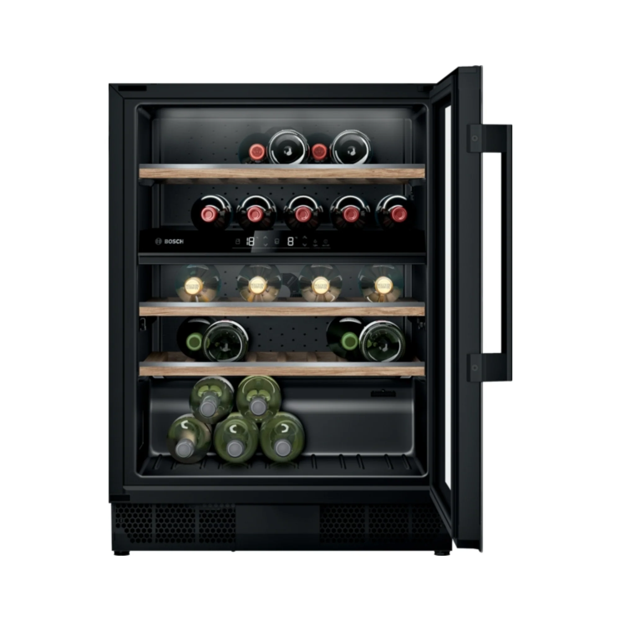 Bosch Series 6, Built-in wine cooler, 82 x 60 cm | BSH KUW21AHG0G