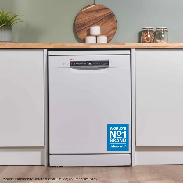 Bosch Series 6, free-standing dishwasher, 60 cm - White | BSH SMS6ZCW10G - Image 5