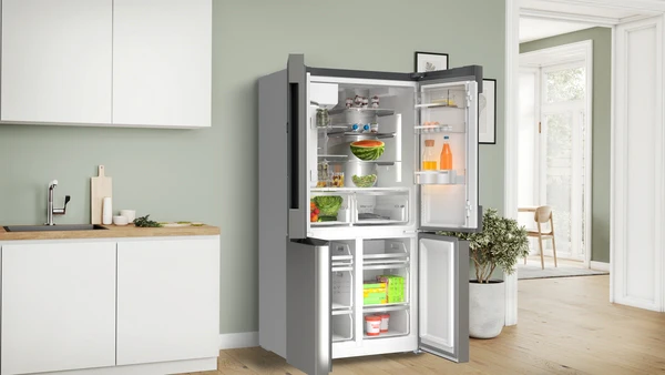 Bosch Series 6, French Door Bottom freezer, multi-door, 183 x 90.5 cm, Brushed steel anti-fingerprint | BSH KFD96APEA - Image 10