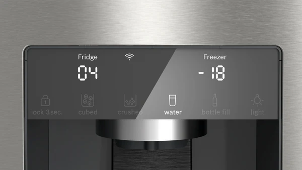 Bosch Series 6, French Door Bottom freezer, multi-door, 183 x 90.5 cm, Brushed steel anti-fingerprint | BSH KFD96APEA - Image 4