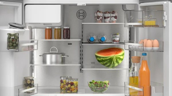 Bosch Series 6, French Door Bottom freezer, multi-door, 183 x 90.5 cm, Brushed steel anti-fingerprint | BSH KFD96APEA - Image 5
