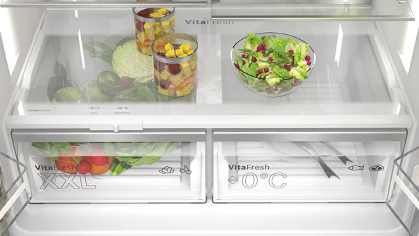 Bosch Series 6, French Door Bottom freezer, multi-door, 183 x 90.5 cm, Brushed steel anti-fingerprint | BSH KFD96APEA - Image 6