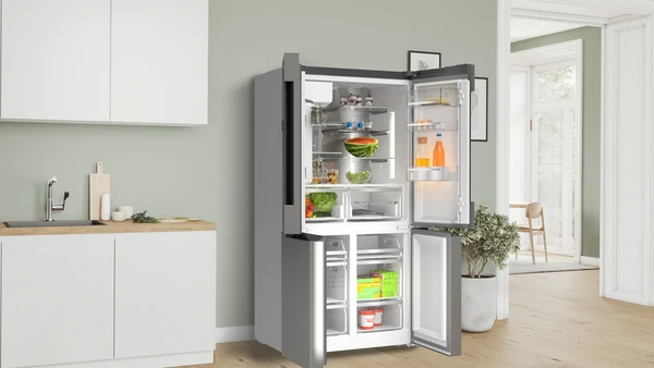 Bosch Series 6, French Door Bottom freezer, multi door, 183 x 90.5 cm, Brushed steel anti-fingerprint | BSH KFI96APEAG - Image 10