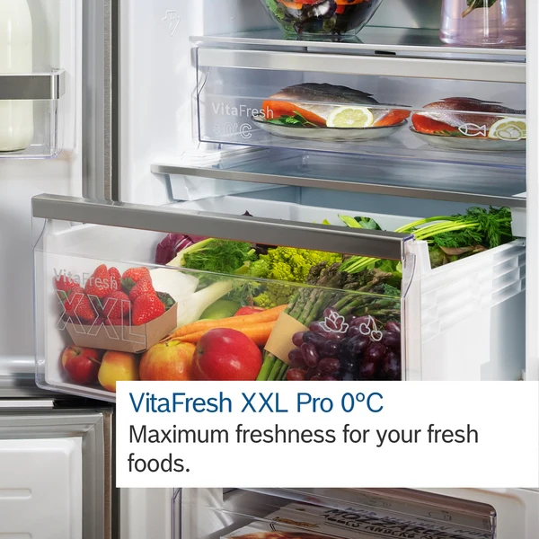 Bosch Series 6, French Door Bottom freezer, multi door, 183 x 90.5 cm, Brushed steel anti-fingerprint | BSH KFI96APEAG - Image 12