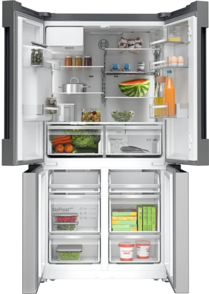 Bosch Series 6, French Door Bottom freezer, multi door, 183 x 90.5 cm, Brushed steel anti-fingerprint | BSH KFI96APEAG - Image 3