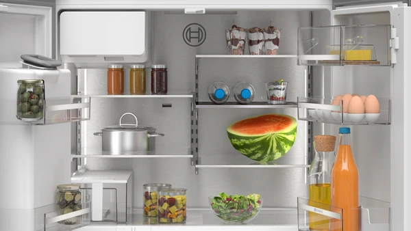 Bosch Series 6, French Door Bottom freezer, multi door, 183 x 90.5 cm, Brushed steel anti-fingerprint | BSH KFI96APEAG - Image 5