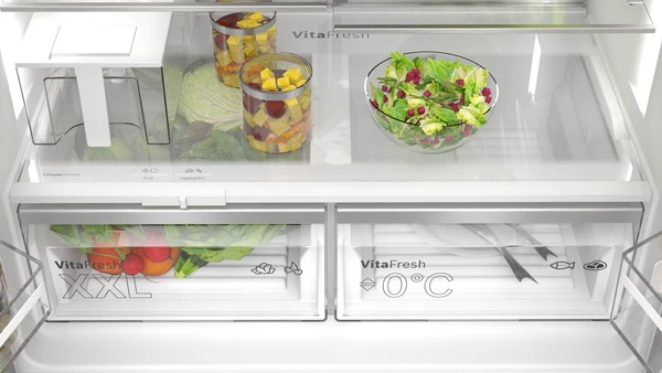 Bosch Series 6, French Door Bottom freezer, multi door, 183 x 90.5 cm, Brushed steel anti-fingerprint | BSH KFI96APEAG - Image 6