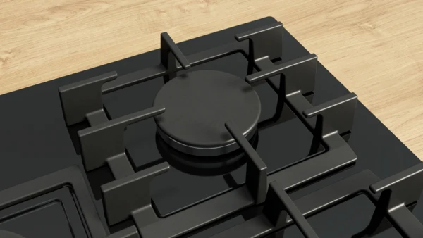 Bosch Series 6, Gas hob, 75 cm, Tempered glass - Black | BSH PPQ7A6I40 - Image 6