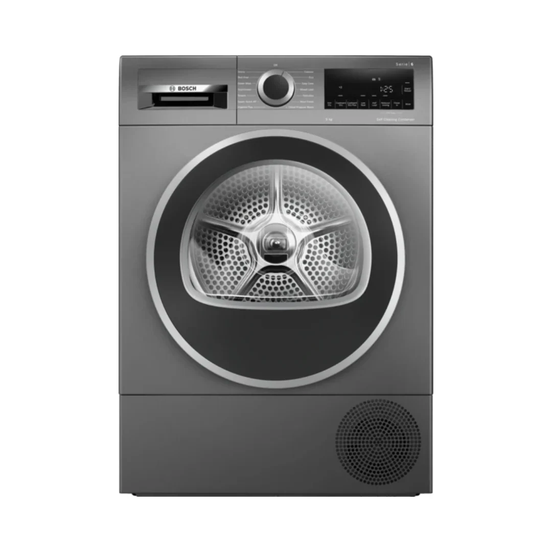 *OPEN BOX* Bosch Series 6, Heat pump tumble dryer, 9 kg - Cast Iron Grey | WQG245R1GB
